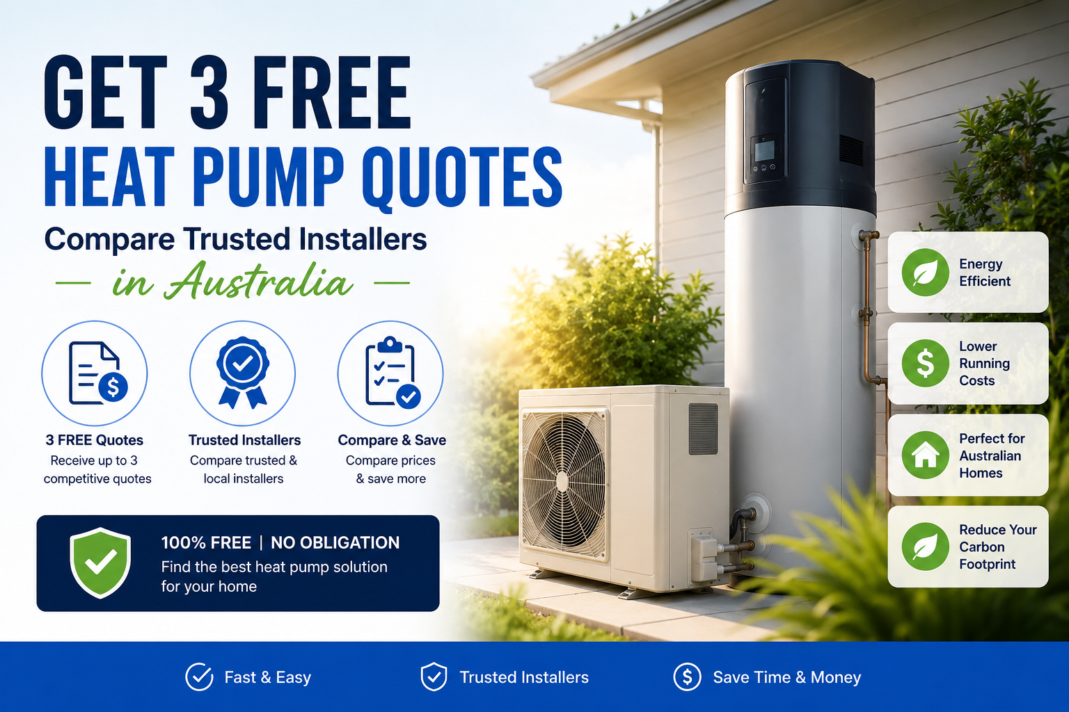 Free Heat Pump Quotes Australia