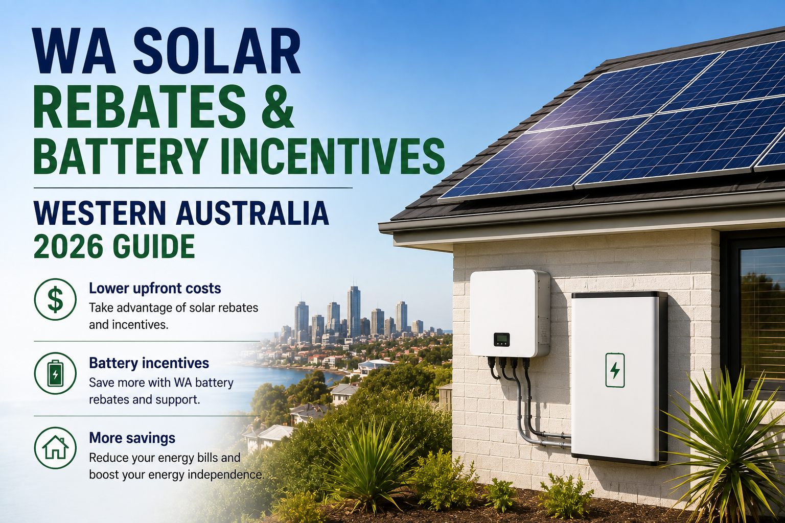 WA Solar Rebates & Battery Incentives