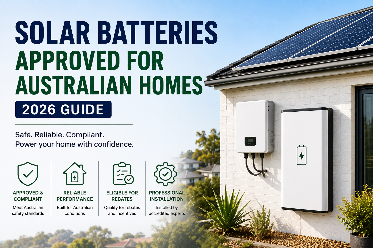 Solar Batteries Approved for Australian Homes