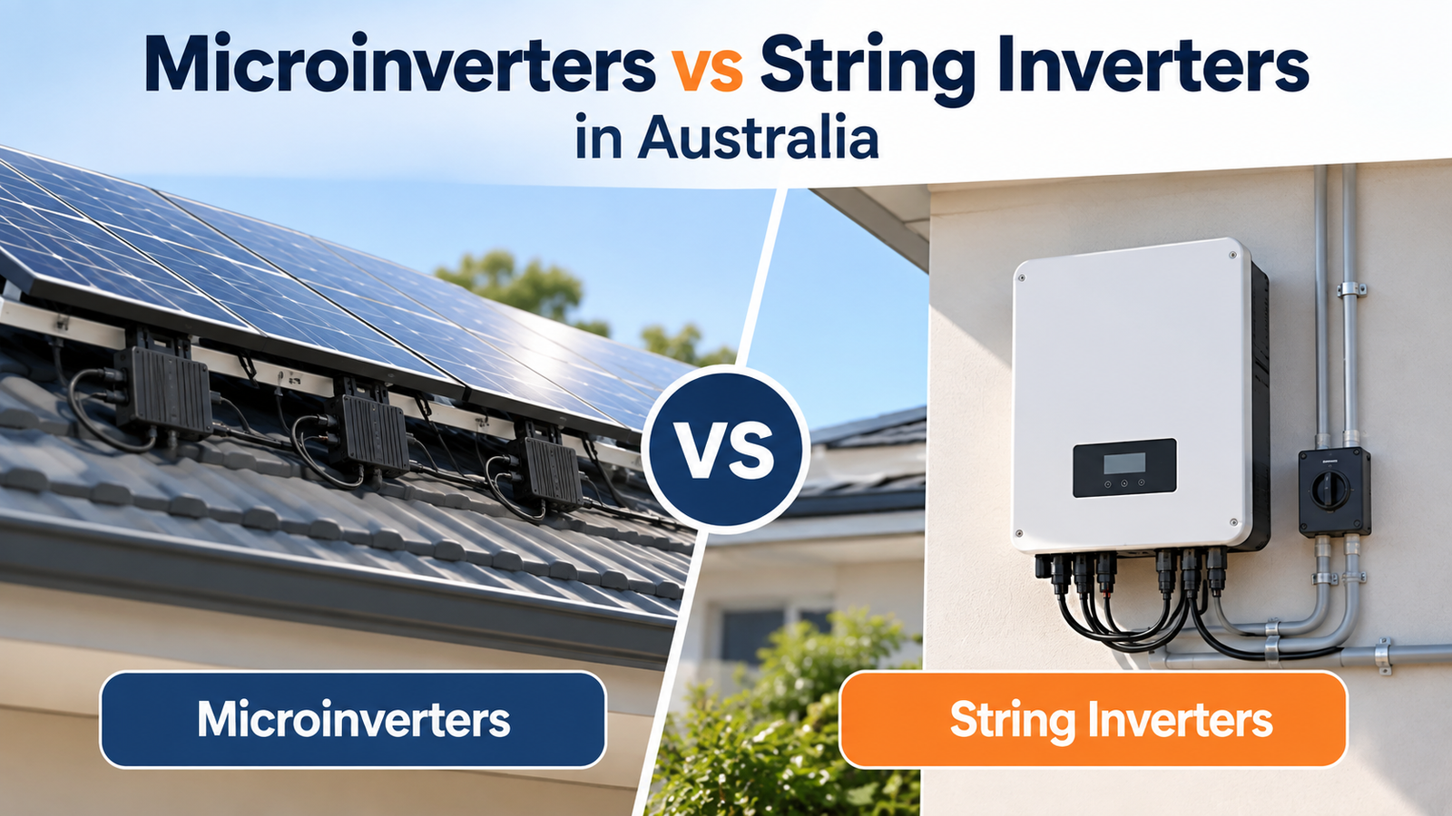 Microinverters vs String Inverters in Australia