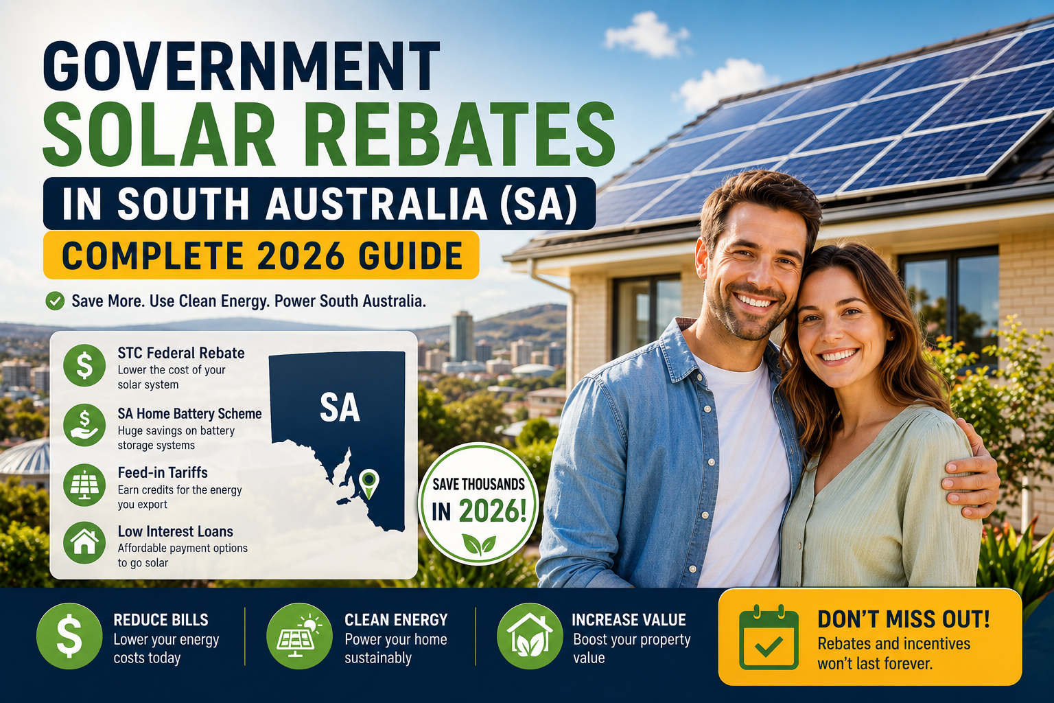 Government Solar Rebates in South Australia