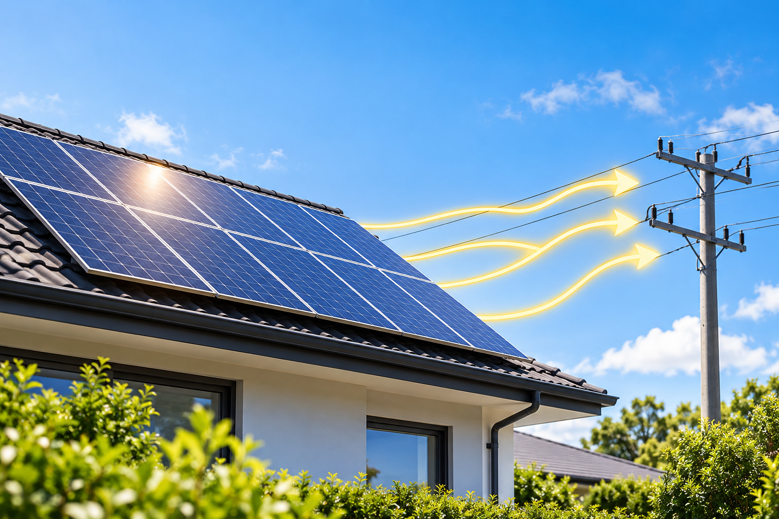 Solar Energy Export to the Grid